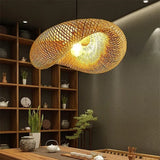 Lustre en osier Zen bambou