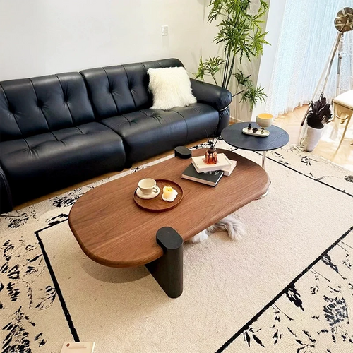 ALACA Set de 2 tables basses de luxe 130 x 50 cm