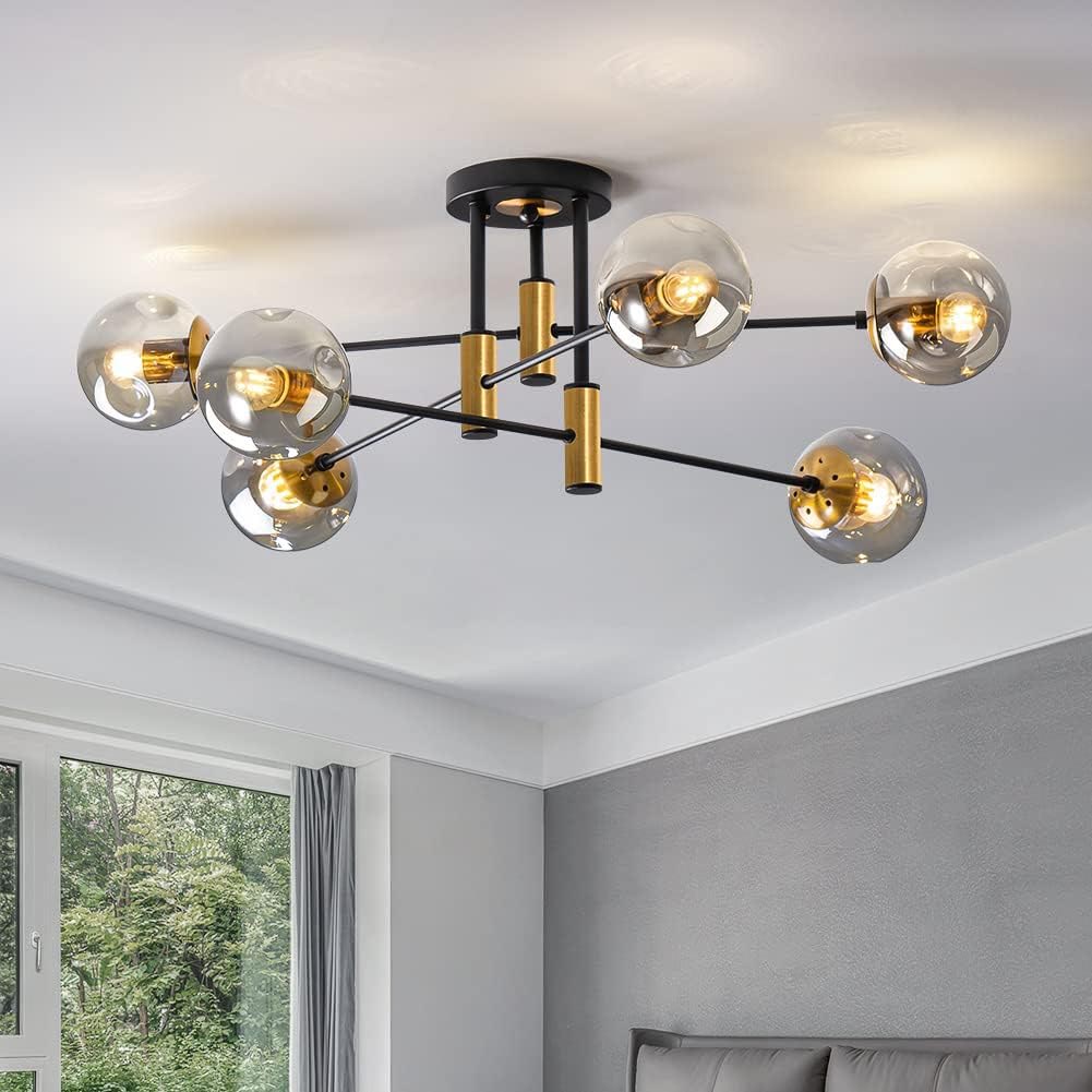 Lustre Spoof 6 fumé en situation