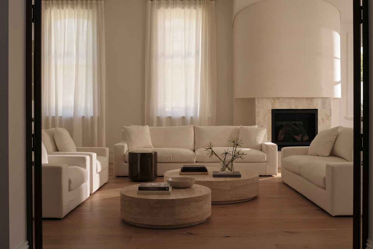 Table Basse Norwich — Marbre Carrare