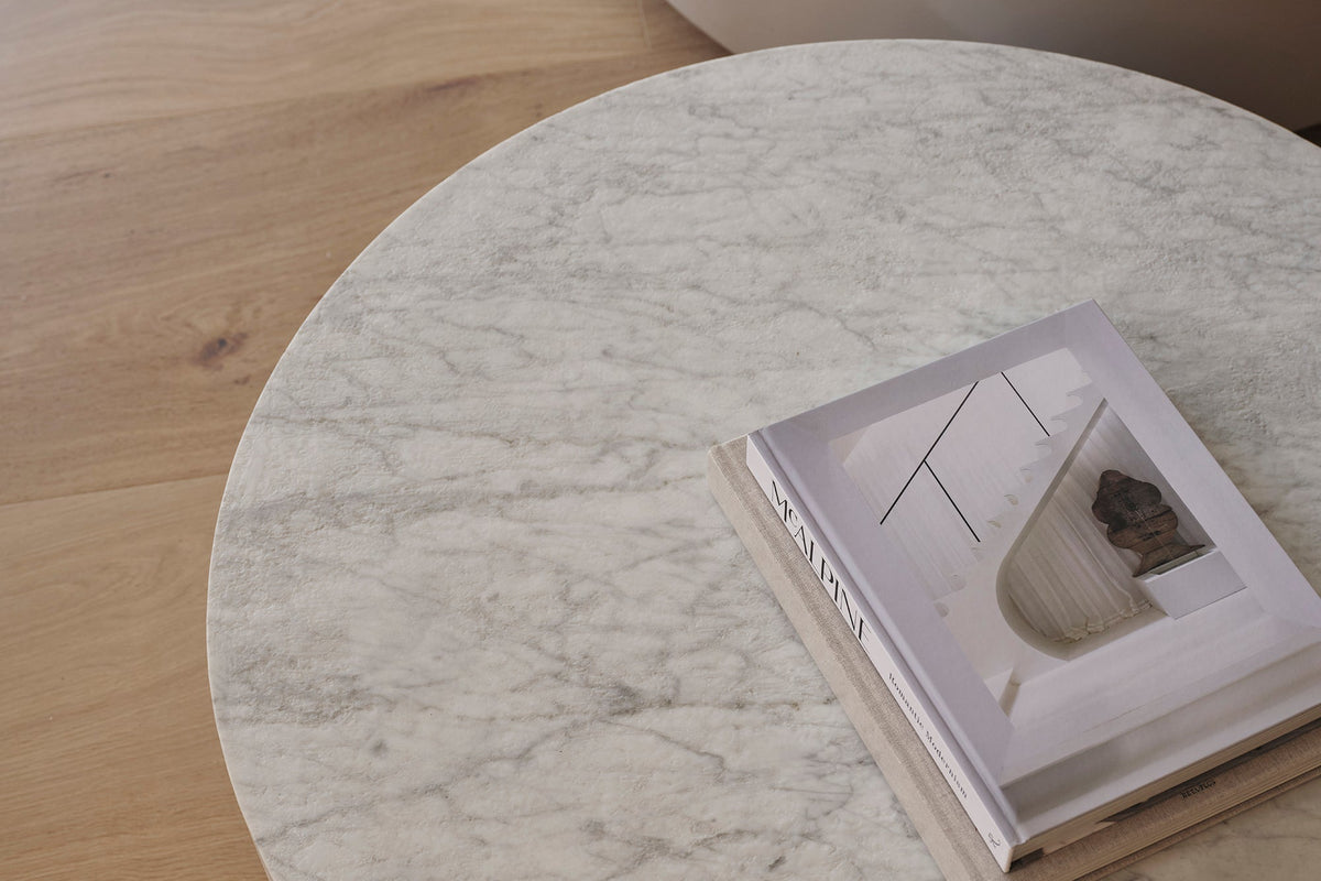 Table Basse Norwich — Marbre Carrare