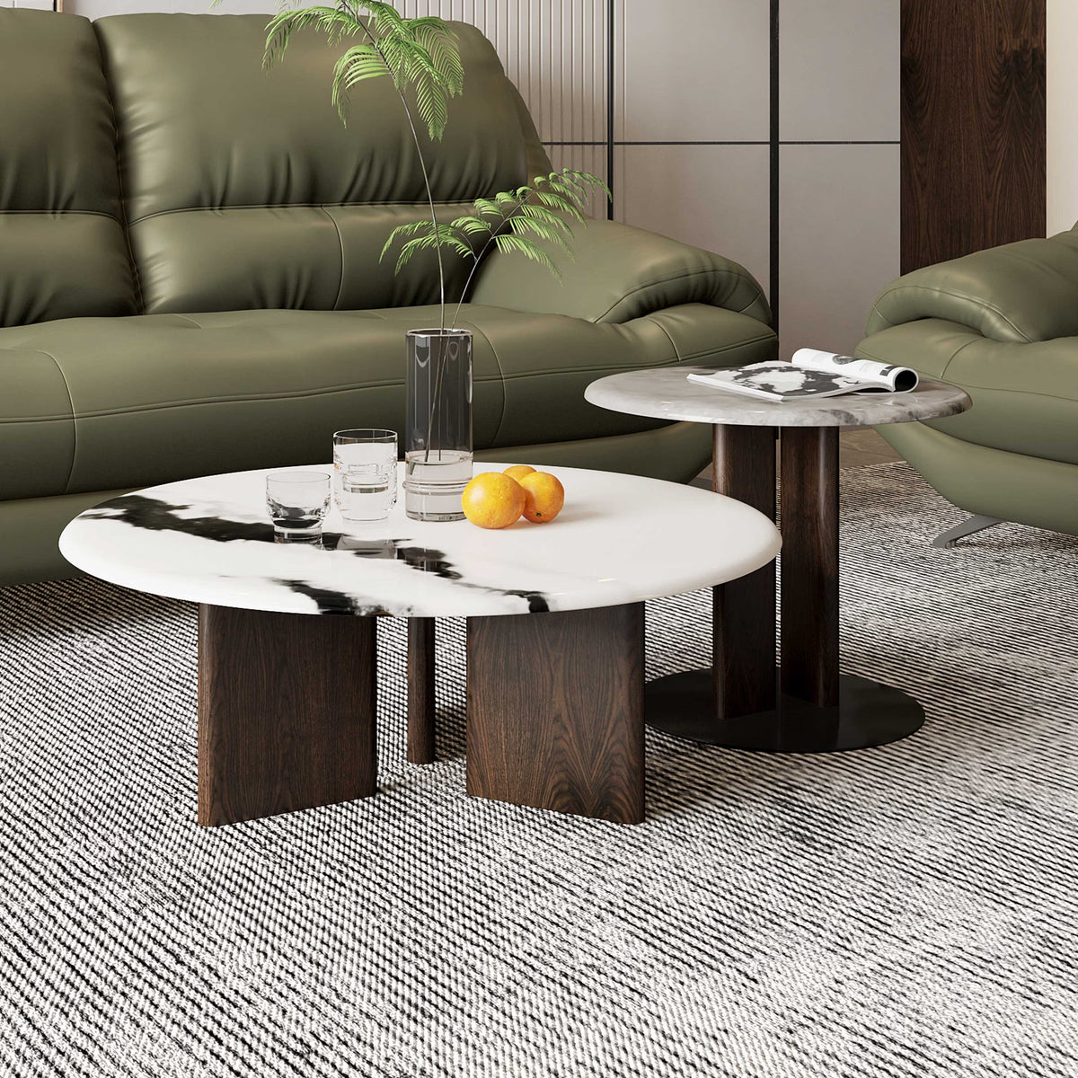 Table basse Duo Panda, détail