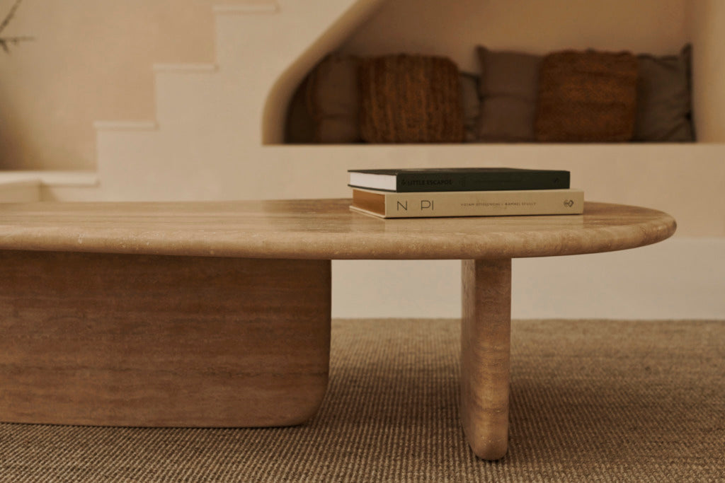 Table Basse Ravel — Travertin