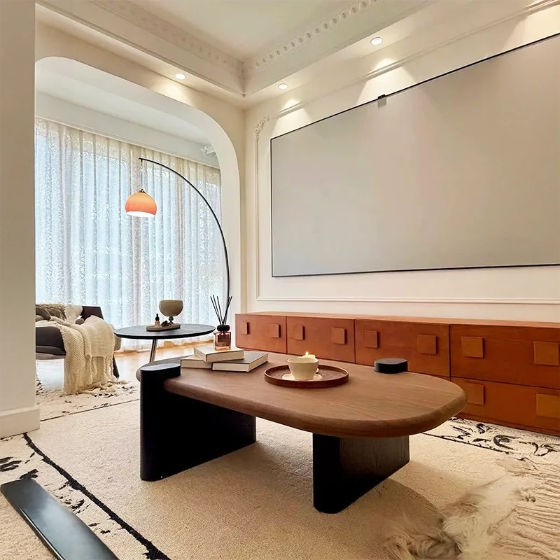 ALACA Set de 2 tables basses de luxe 130 x 50 cm