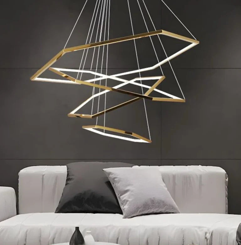 Lustre Hexa-Luxe en situation