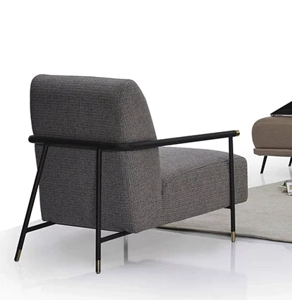 VENEDIK Fauteuil Gris
