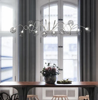 Suspension Branching Bubble – Smoke Glass