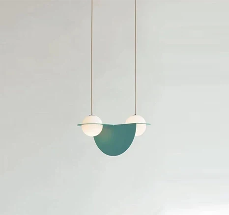 Suspension Laurent 01 turquoise, détail