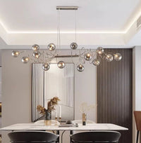 Suspension Branching Bubble – Smoke Glass