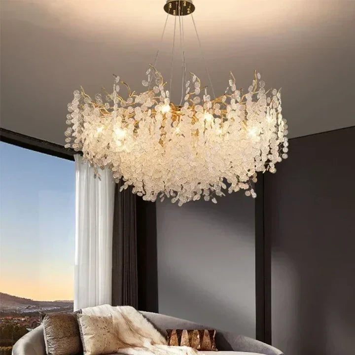 Lustre Feuille, détail