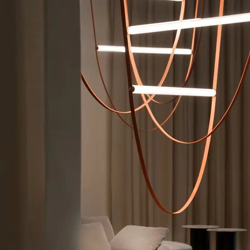 Lustre Vkeid en cuir, structure