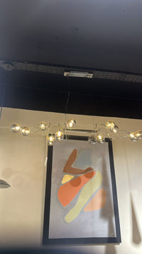 Suspension Branching Bubble – Smoke Glass