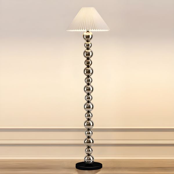 Lampadaire Pearl, pied sculptural