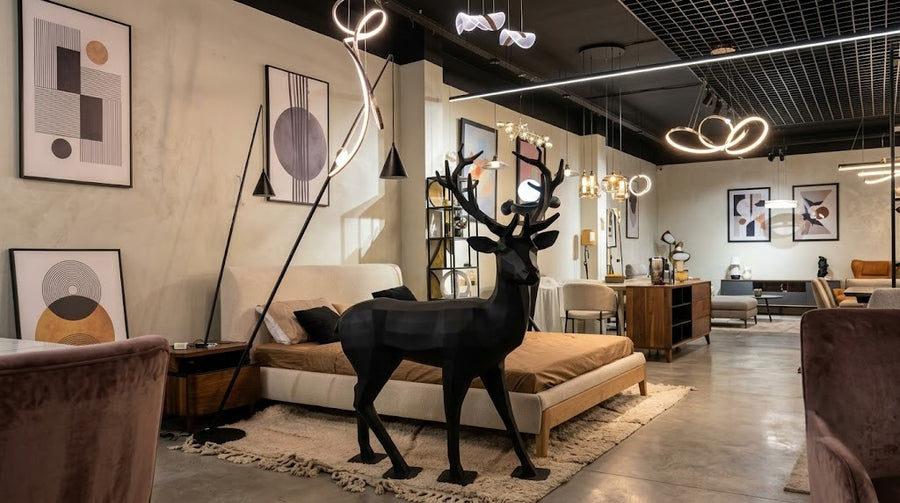Sculpture Cerfs Design – Intérieur & Extérieur