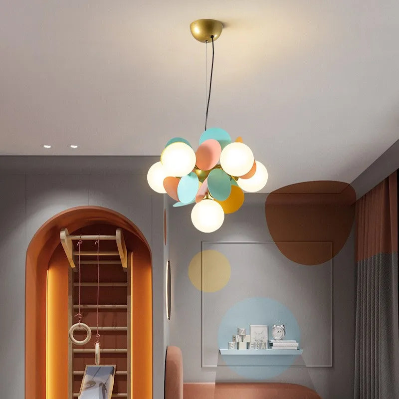 Lustre Fleurs Boule Luminéa Flore