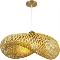Lustre en osier Zen bambou