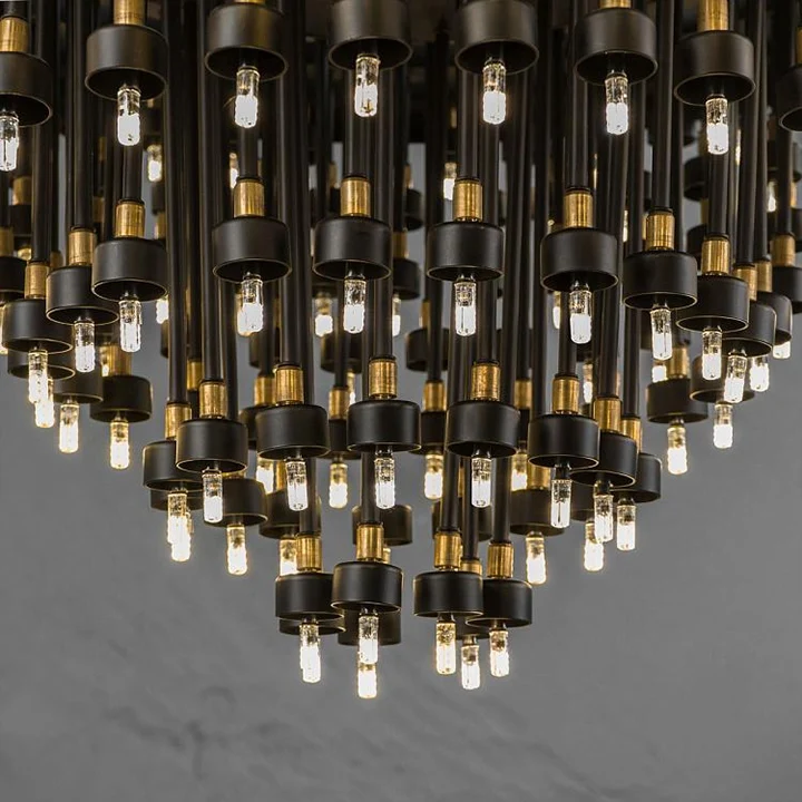 Lustre suspendu Legato en cristal multicouches