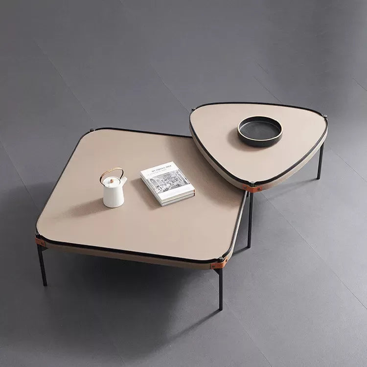 SEMINYAK Set de 2 tables basses gigognes 90 x 75 cm