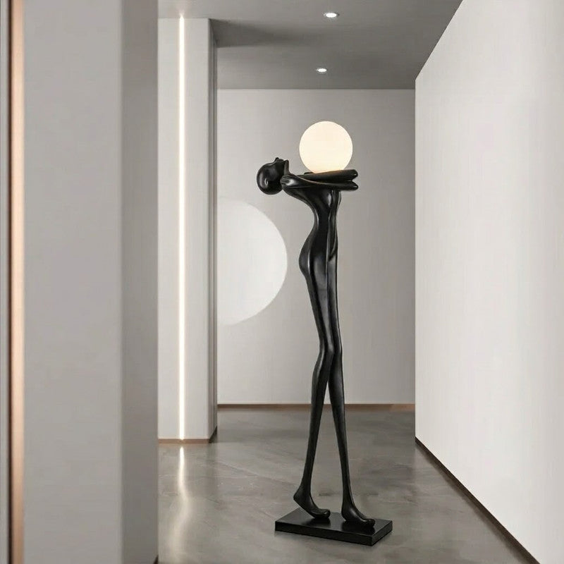 Lampadaire Artistique Silhouette Élégante