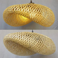 Lustre en osier Zen bambou