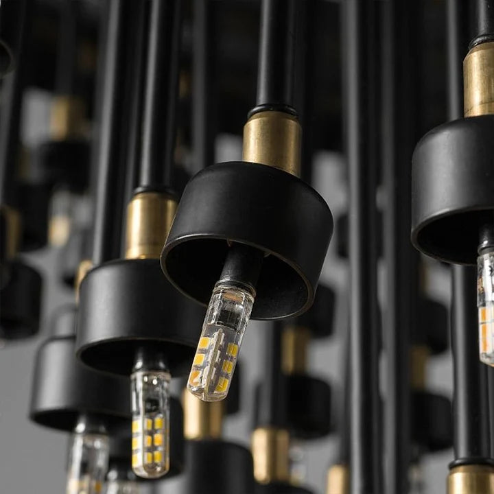 Lustre suspendu Legato en cristal multicouches