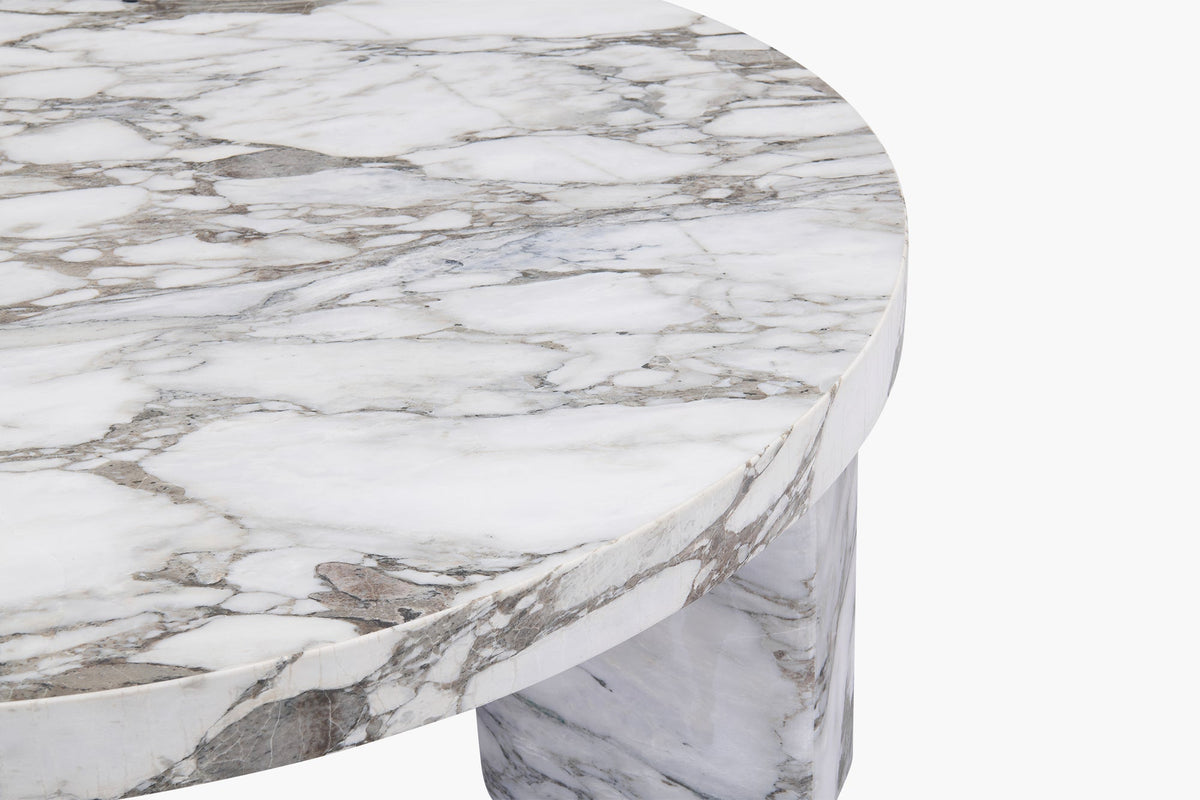 Table Basse Orien — Marbre Arabescato