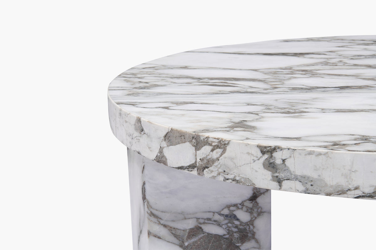 Table Basse Orien — Marbre Arabescato