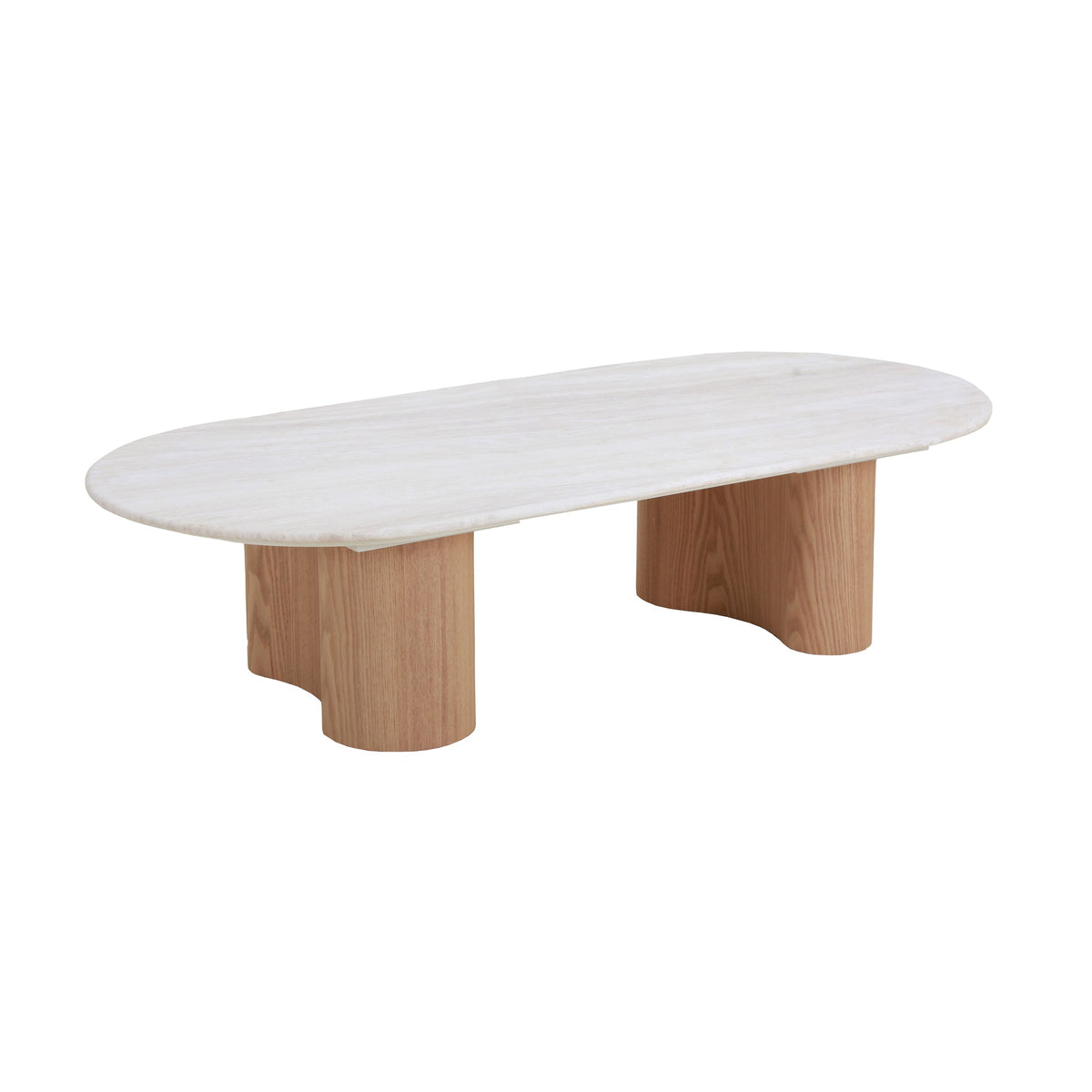 Table Basse Nassim — Travertin, Dimension & Finition