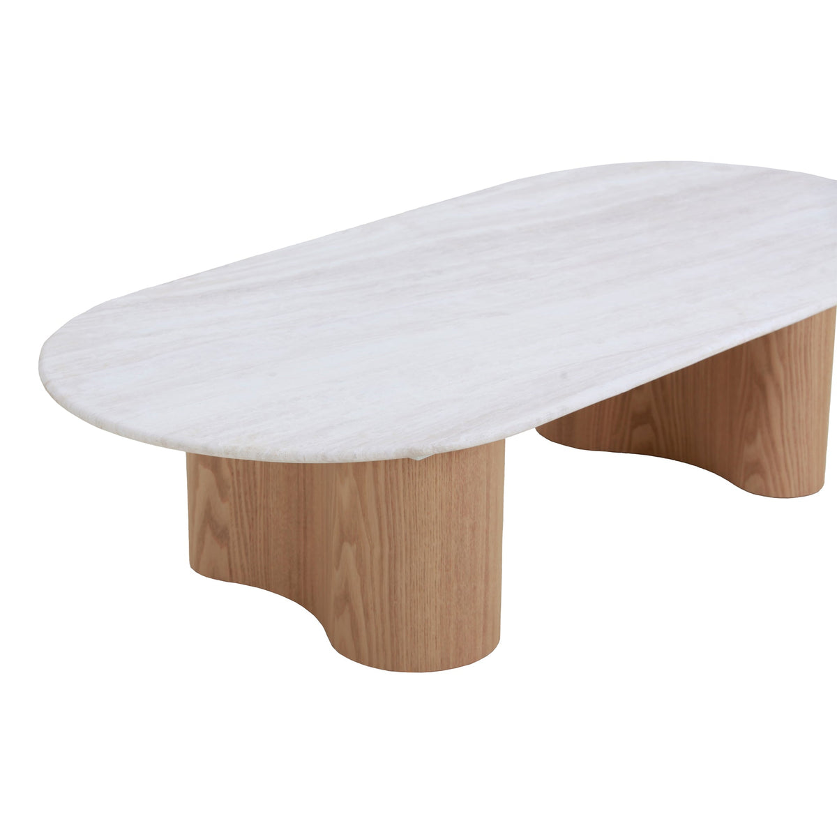 Table Basse Telma — Travertin, Dimension & Finition