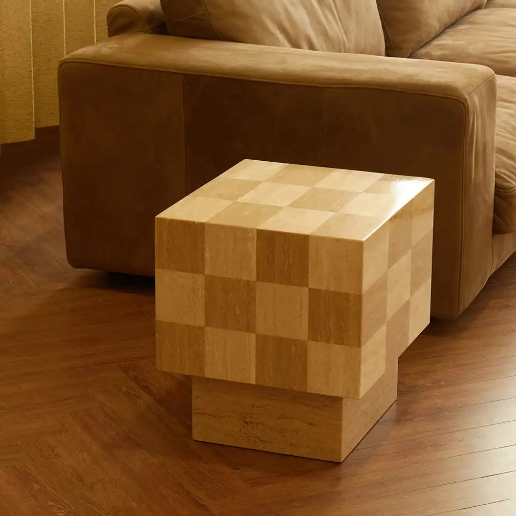 Table d'Appoint Fialta — Travertin