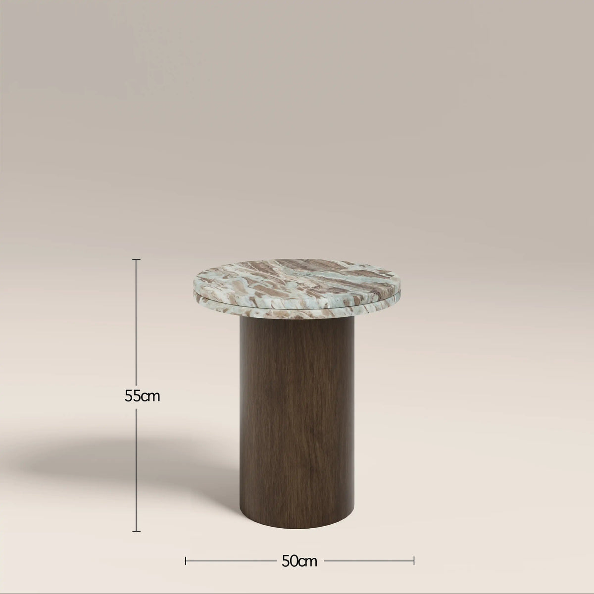 Table d'Appoint Galiane — Marbre French Riviera
