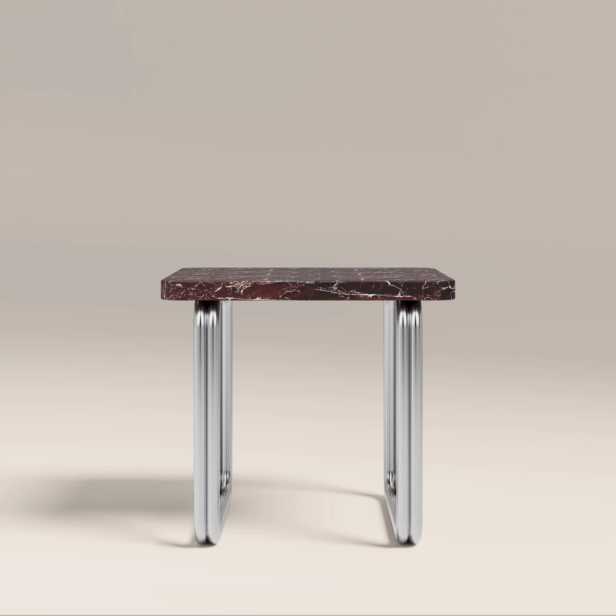 Table d'Appoint Gio — Marbre Rosso Levanto