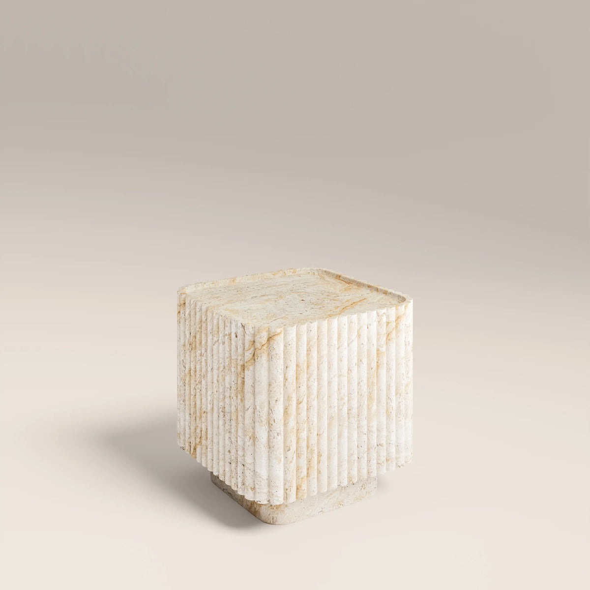 Table d'Appoint Danilo — Travertin