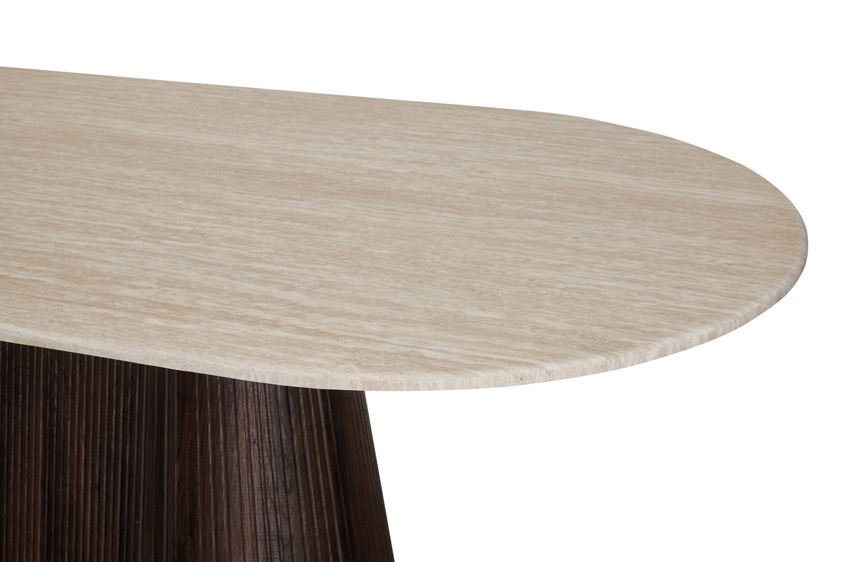 Table à Manger Sacha — Travertin