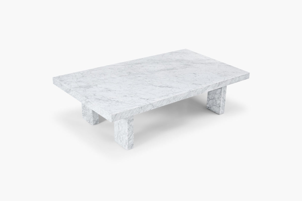 Table Basse Leoric — Marbre Carrare