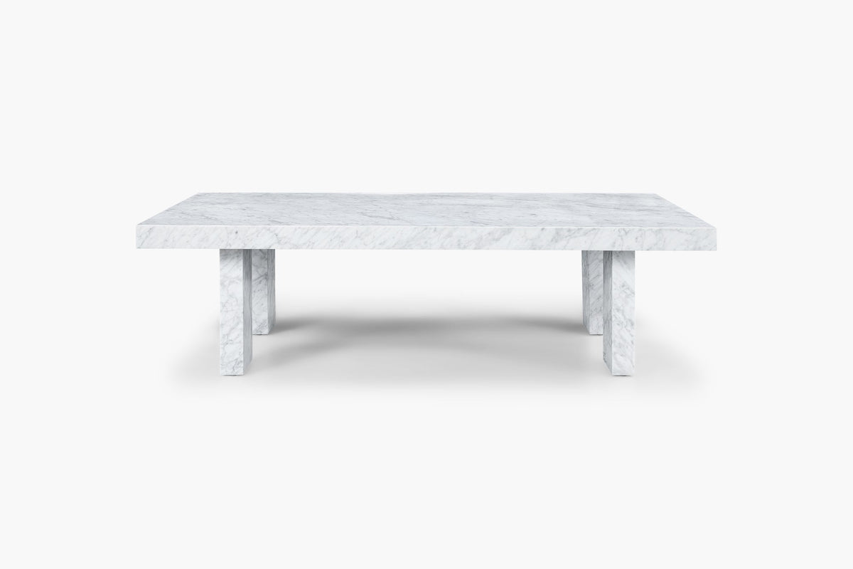 Table Basse Leoric — Marbre Carrare