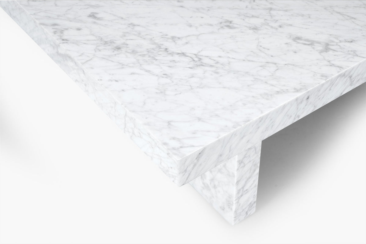 Table Basse Leoric — Marbre Carrare