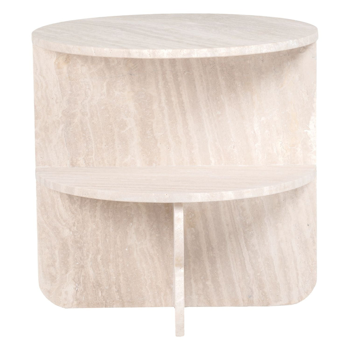 Table d'Appoint Ulrico — Travertin