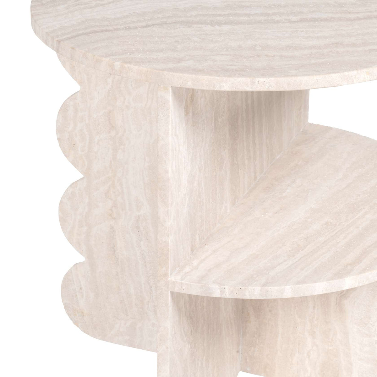 Table d'Appoint Ulrico — Travertin