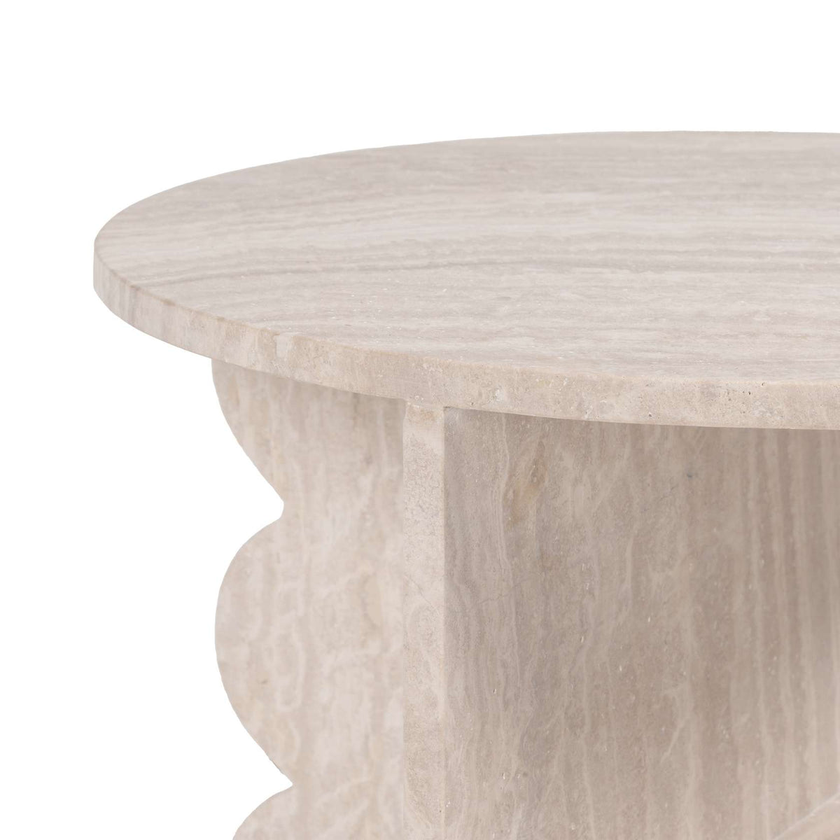 Table d'Appoint Ulrico — Travertin