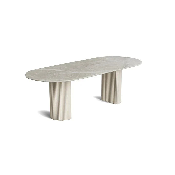 Table Ovale Panna — Marbre en situation
