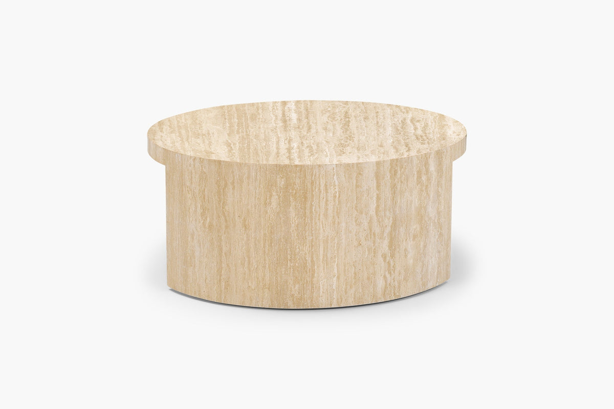 Table Basse Extérieur Pier — Travertin, détail
