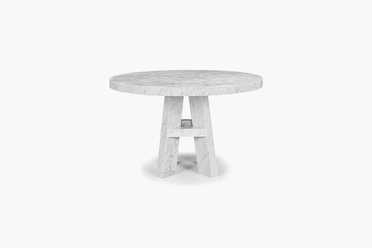Table à Manger Ronde Rialto — Marbre Vert