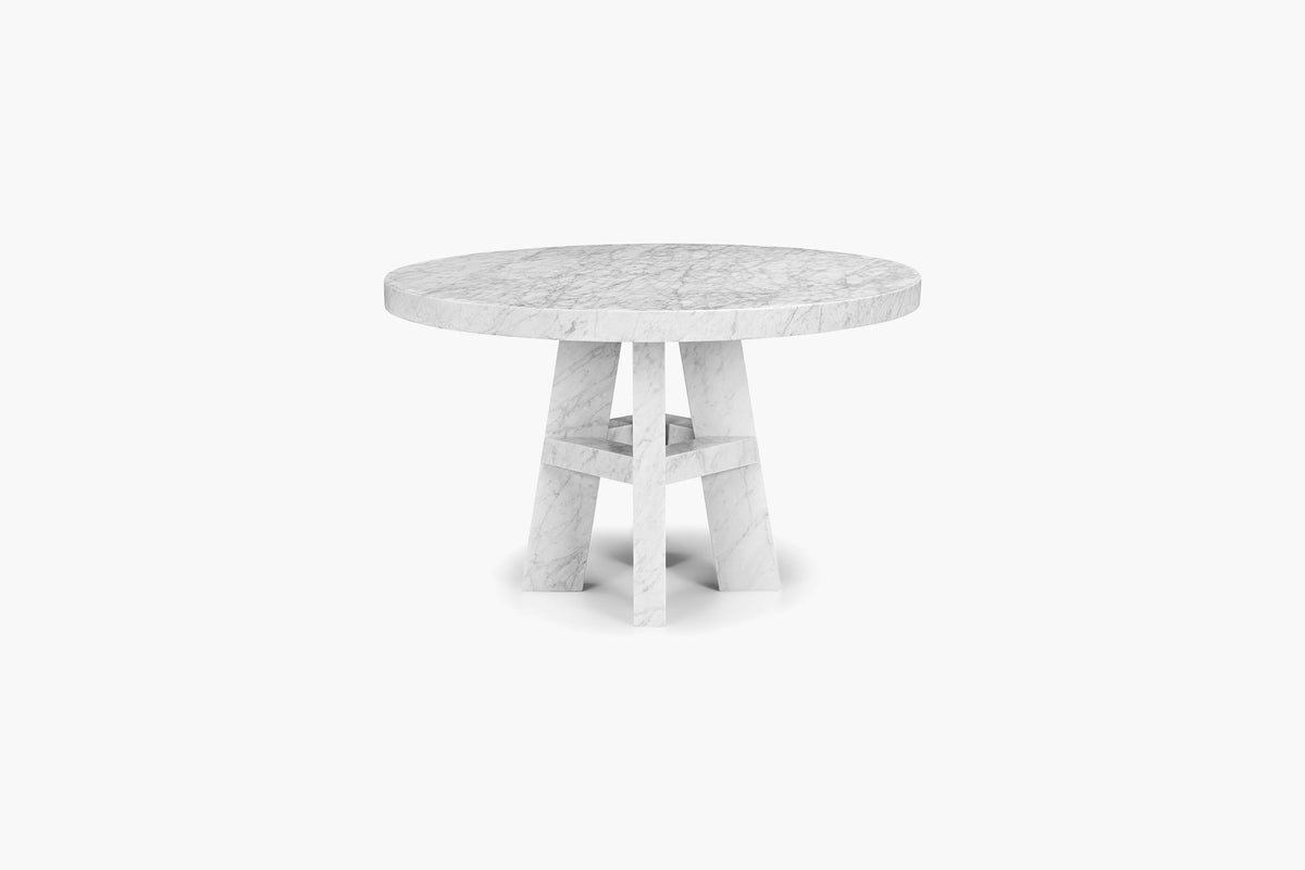 Table à Manger Ronde Rialto — Marbre Vert