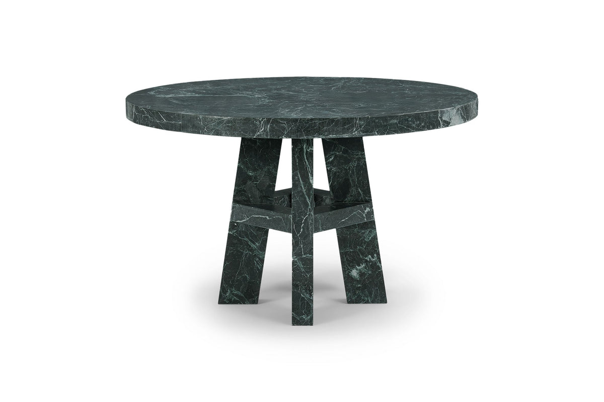 Table à Manger Ronde Rialto — Marbre Vert