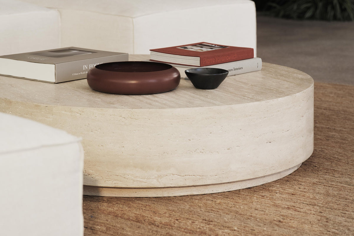 Table Basse Norwich — Marbre Carrare