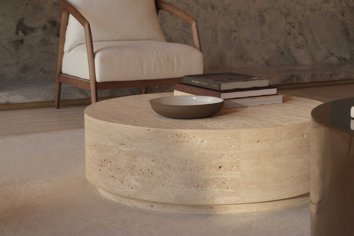 Table Basse Norwich — Marbre Carrare