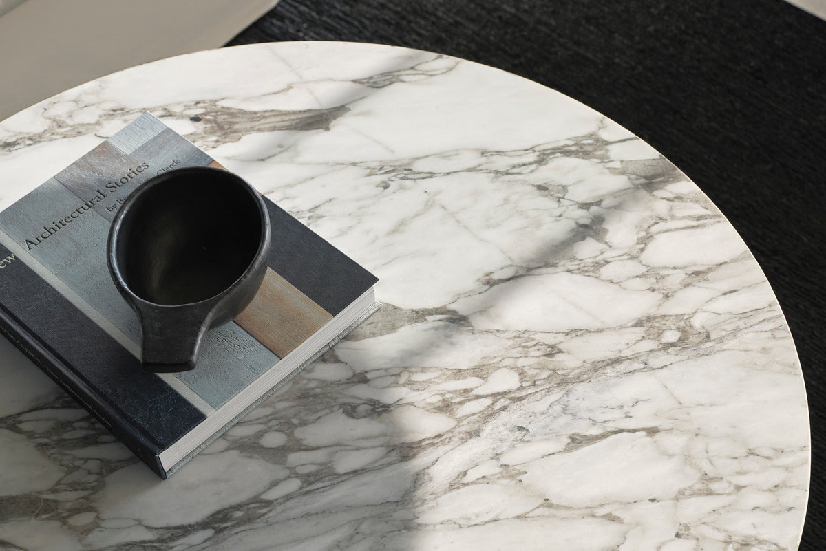 Table Basse Orien — Marbre Arabescato