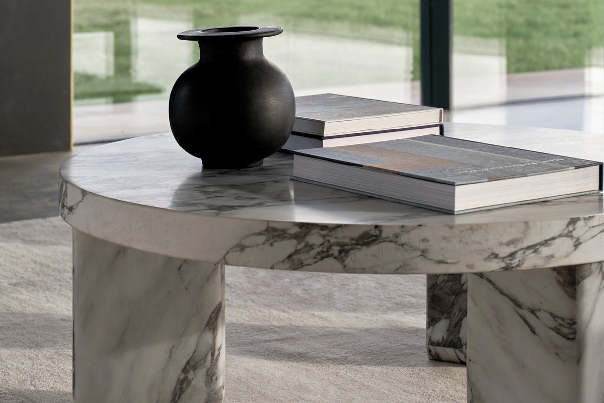 Table Basse Orien — Marbre Arabescato