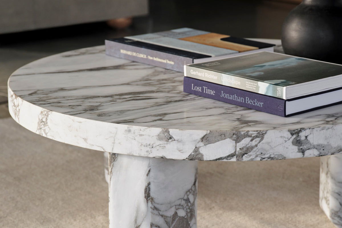 Table Basse Orien — Marbre Arabescato